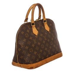 Louis Vuitton Monogram Canvas Leather Alma PM Handbag