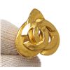Image 5 : Chanel Gold CC Logo Heart Clip On Earrings