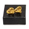 Image 7 : Chanel Gold CC Logo Heart Clip On Earrings