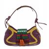 Image 1 : Etro Multicolor Croc Embossed Leather Shoulder Handbag