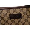 Image 5 : Gucci Brown Beige GG Supreme Coated Canvas Monogram Tote Bag