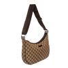 Image 2 : Gucci Beige Brown Monogram Canvas Crossbody Messenger Bag