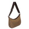Image 3 : Gucci Beige Brown Monogram Canvas Crossbody Messenger Bag