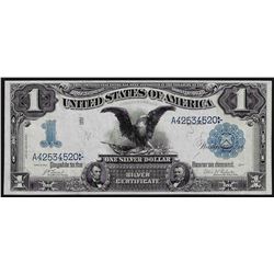 1899 $1 Black Eagle Silver Certificate Note