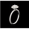 Image 4 : 1.15 ctw Diamond Ring - 14KT White Gold