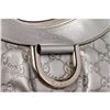 Image 5 : Gucci Metallic Silver Guccissima Leather D Ring Hobo Bag