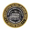 Image 1 : .999 Silver Golden Nugget Las Vegas $10 Casino Limited Edition Gaming Token