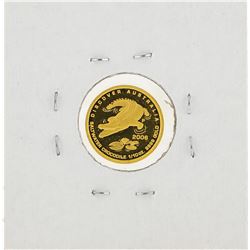 2006 $15 Australia Crocodile 1/10 oz Gold Coin