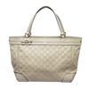 Image 1 : Gucci Ivory Guccissima Monogram Leather Tote Bag
