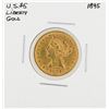 Image 1 : 1895 $5 Liberty Head Half Eagle Gold Coin