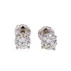 Image 1 : 1.00 ctw Diamond Stud Earrings - 14KT White Gold
