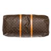 Image 6 : Louis Vuitton Monogram Canvas Leather Keepall 60 cm Duffle Bag Luggage