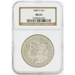 1884-O MS63 NGC Morgan Silver Dollar