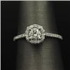 Image 4 : 0.63 ctw Diamond Wedding Ring - 14KT White Gold