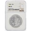 Image 1 : 1886 NGC MS63 Morgan Silver Dollar