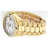 Image 4 : Rolex 18KT Gold President Diamond and Emerald Day-Date Men's Watch