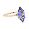 Image 1 : 2.70 ctw Tanzanite Ring - 14KT Rose Gold