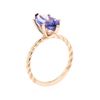 Image 4 : 2.70 ctw Tanzanite Ring - 14KT Rose Gold