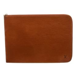 Louis Vuitton Brown Epi Leather Poche Documents Portfolio Holder
