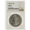 Image 1 : 1883-O NGC MS63 Morgan Silver Dollar