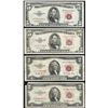 Image 1 : Lot of (2) 1953 $2 and (2) 1953 $5 Legal Tender Notes