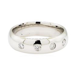 0.25 ctw Diamond Band - 14KT White Gold