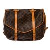 Image 1 : Louis Vuitton Monogram Canvas Leather Saumur 43 cm Messenger Bag