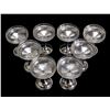 Image 2 : 8 Gorham Sterling Silver & Glass Compotes