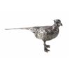 Image 1 : Large German .800 Silver Figural Pheasant Bird 16.25"