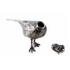 Image 3 : Large German .800 Silver Figural Pheasant Bird 16.25"