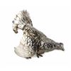 Image 1 : German .800 Silver Figural Turkey Bird Table Ornament