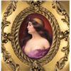 Image 2 : 19th C Porcelain Plaque in Gilt Wood Frame