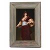 Image 2 : KPM Porcelain Plaque of a Gypsy with Tambourine