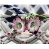 Image 2 : English Porcelain Basket with Paradise Bird