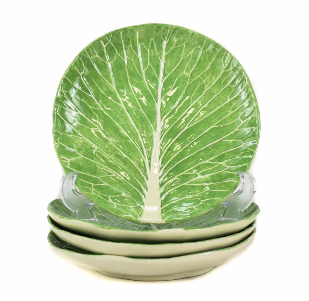 Four Dodie Thayer Lettuce Ware Salad Plates