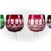 Image 2 : 6 Assorted Art Glass Cordials