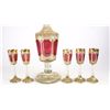 Image 2 : Moser Cabochon 19th Century Drinking Set