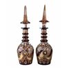 Image 1 : Pair of Bonhemian Glass Decanters