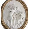 Image 2 : Pair of Plaster Oval Reliefs