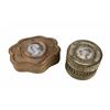 Image 1 : Continental Gilt Bronze Portrait Trinket Boxes