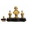 Image 3 : French Bronze Napoleon Inkwell Desk Set