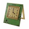 Image 2 : Tiffany Gilt Sterling Desk Clock