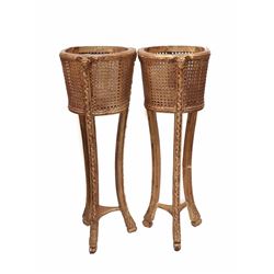 Pair of Continental Gilt Wood Planters