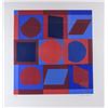 Image 1 : Victor Vasarely (Hungarian, 1906-1997) Serigraph