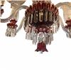 Image 2 : 20th Century Baccarat Style Bohemian Ruby Glass Crystal