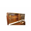 Image 2 : Danish Teak Tambour Credenza with Bookcase Hutch Mid-Ce