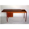 Image 2 : Lovig Sliding Top Teak Desk with Three Drawers