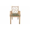 Image 2 : Vintage Bone Tiled Dining Chairs