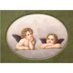 KPM Hand Painted Porcelain Plaque