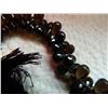 Image 3 : STRING OF GEMSTONES - SMOKEY TOPAZ - APPROX. 80 TEAR DROP FACETTED GEMS ON STRING